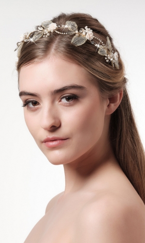 Tiara guld | bridalstore.dk
