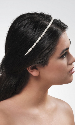 Tiara ivory/gold | bridalstore.dk