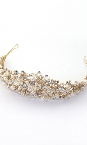 Tiara rose/gold | bridalstore.dk