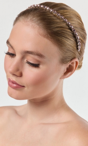 Tiara silver/vintage rosé | bridalstore.dk