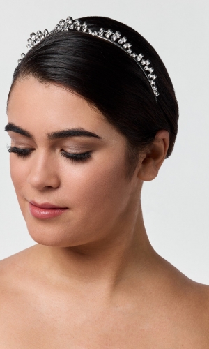 Tiara Strass sølv | bridalstore.dk