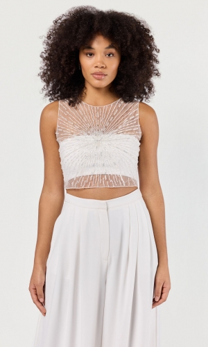 Top Beaded Joy ivory | bridalstore.dk