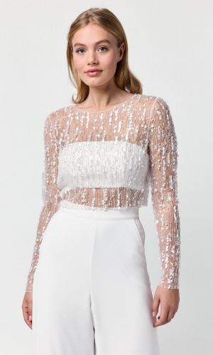 Top Camille ivory | bridalstore.dk