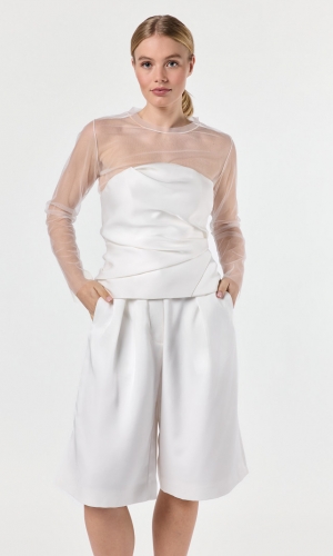 Top Tulle ivory | bridalstore.dk