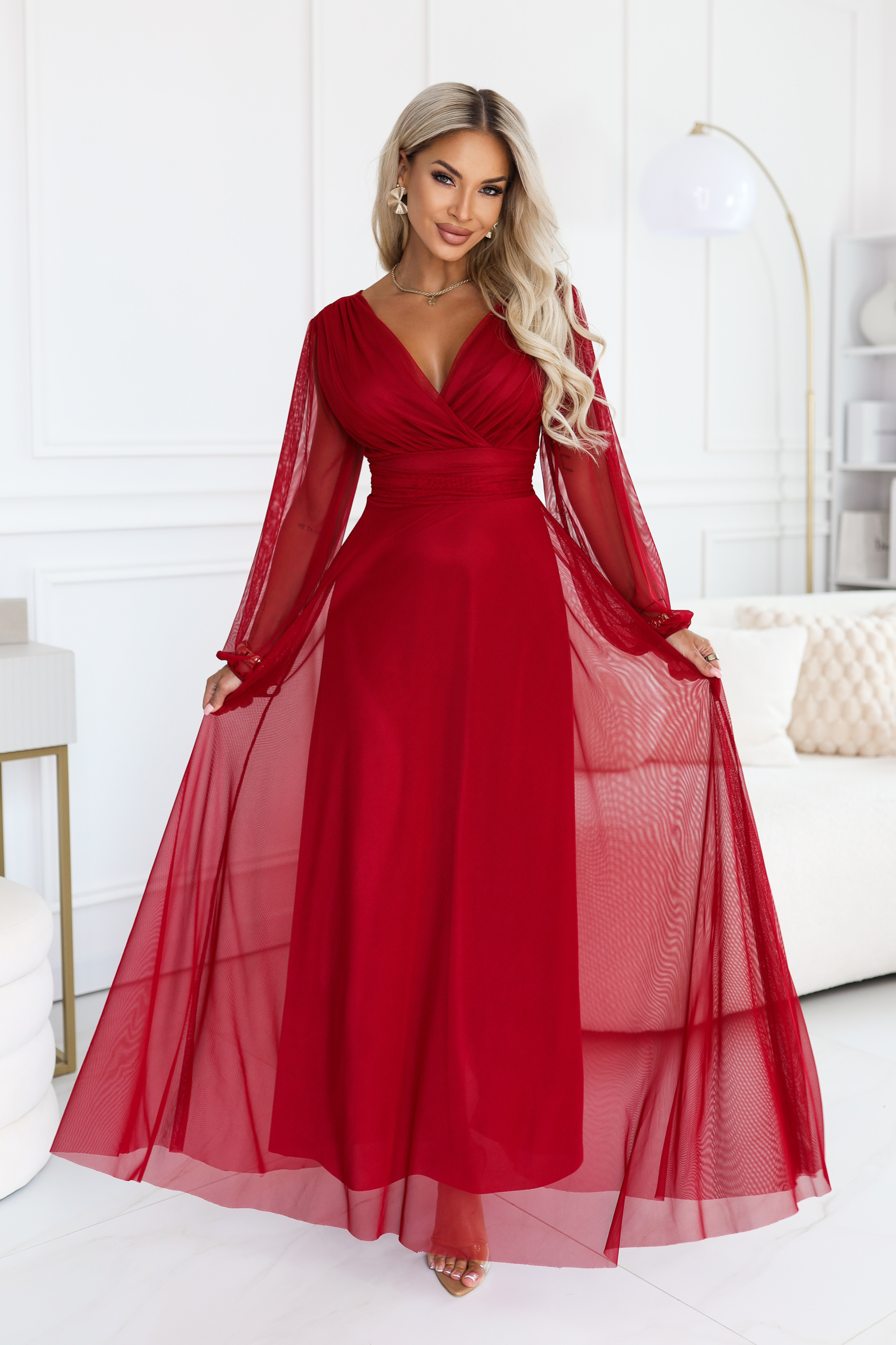 Brudens mor rød kjole 684-3 NERISSA  fra Bridalstore.dk