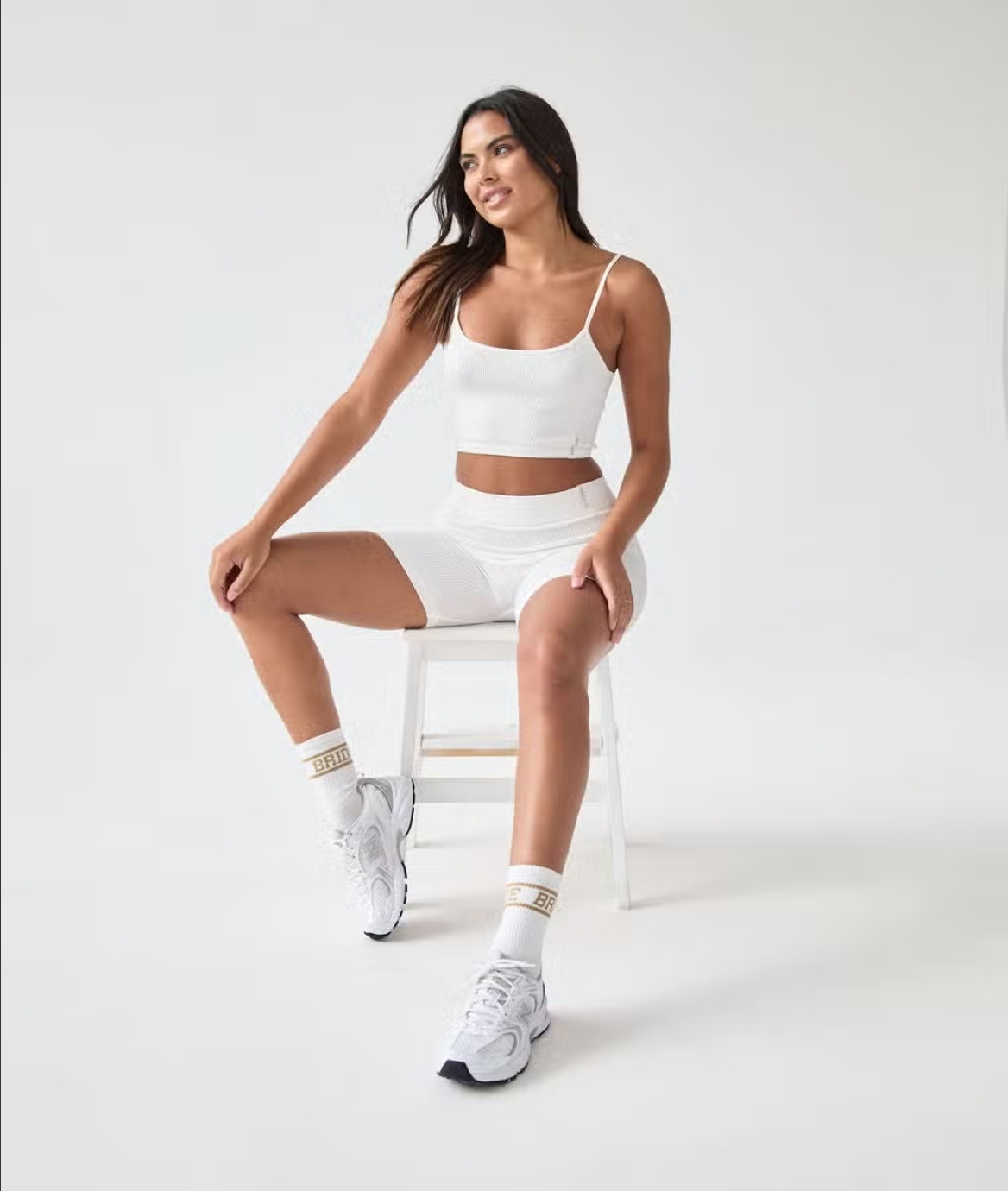 Crop top hvid