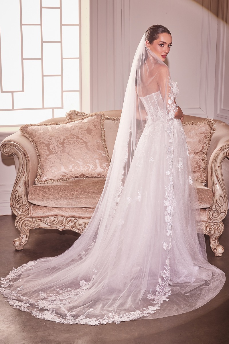 Brudeslør V005 | bridalstore.dk