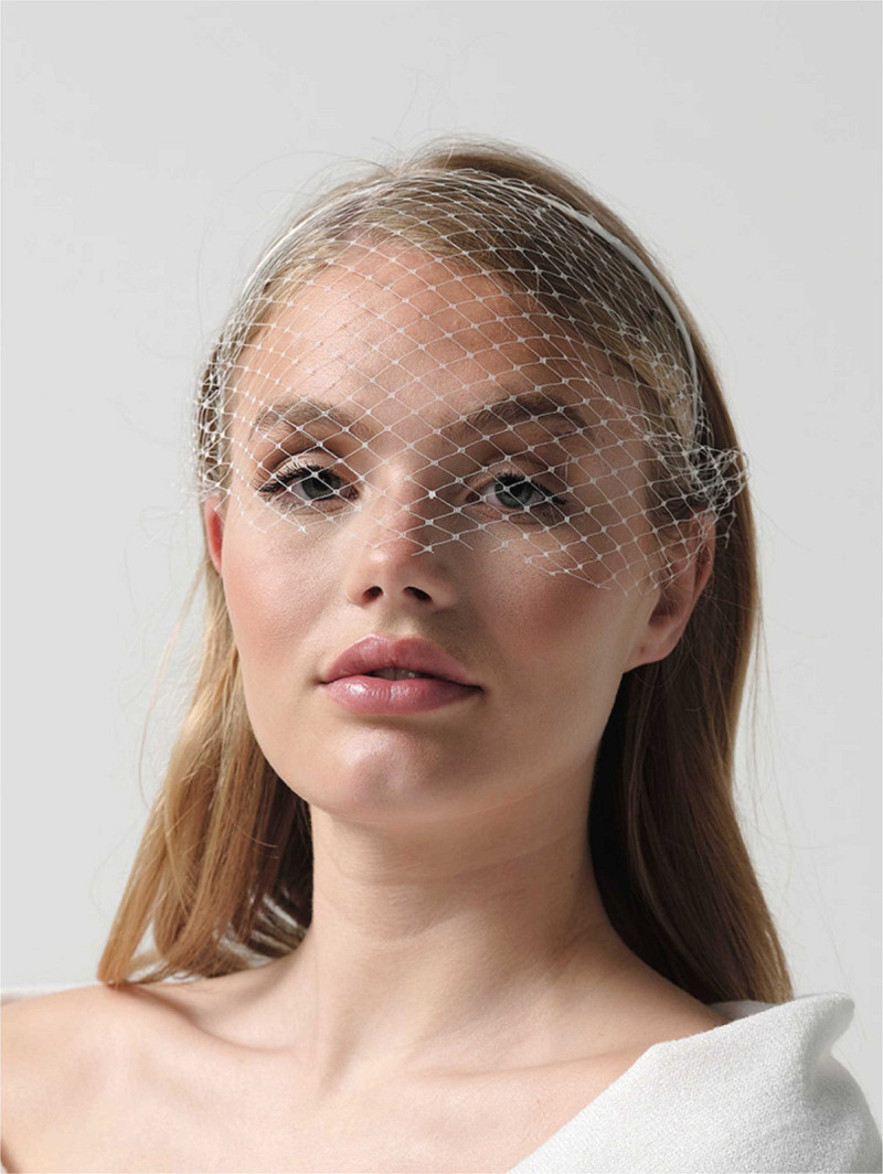 Birdcage-slør ivory | bridalstore.dk