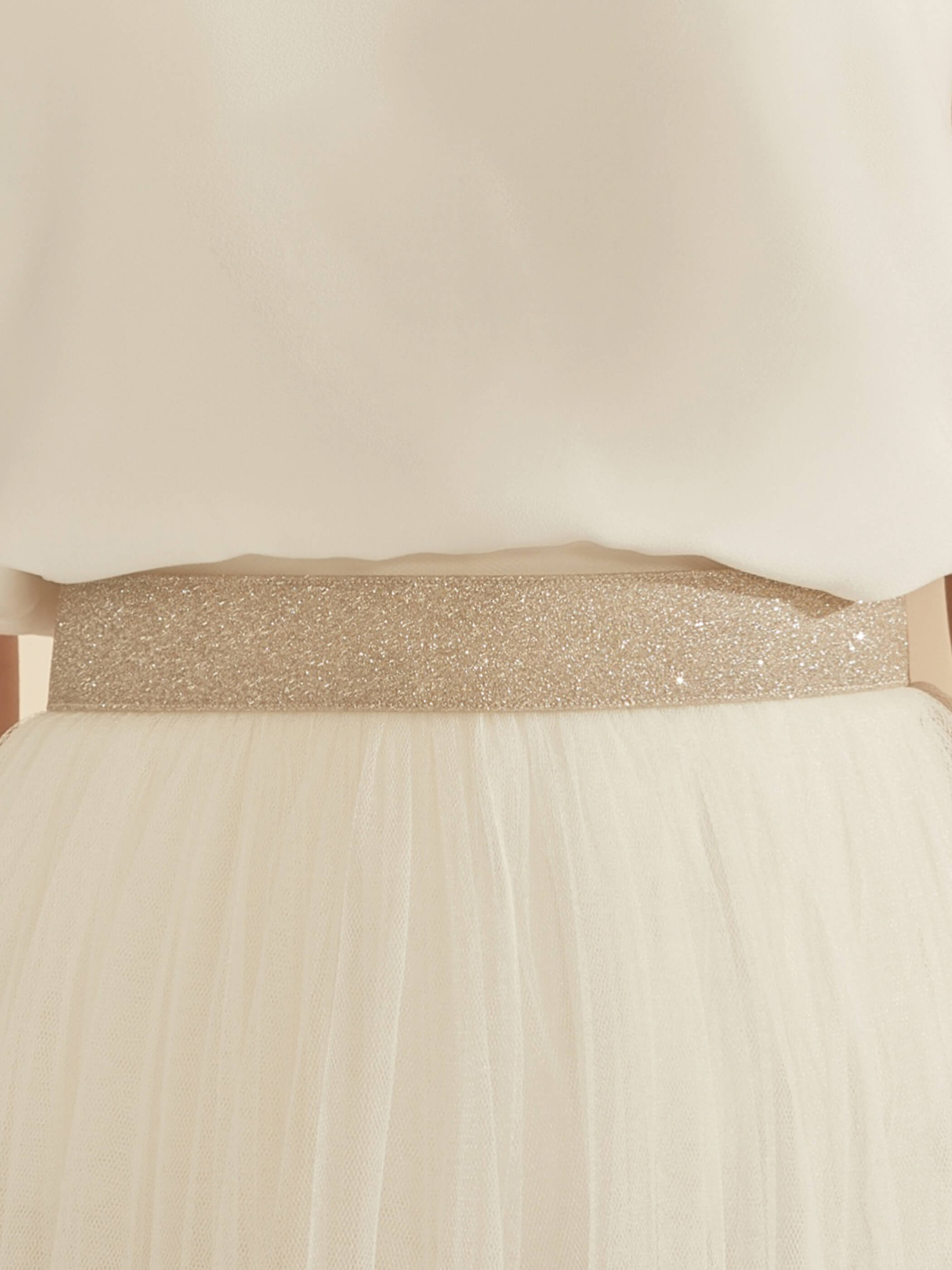 Brudebælte PA92 med glitter | bridalstore.dk
