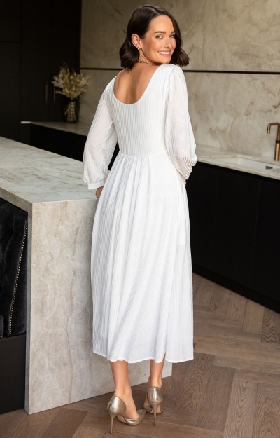 Graviditets brudekjole Isla kort | bridalstore.dk