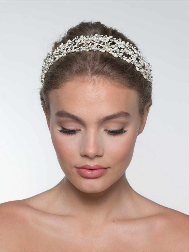 Hårsmykke ivory/silver | bridalstore.dk