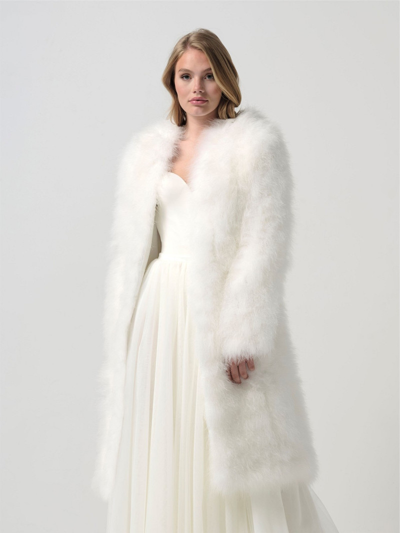 Jakke Long ivory | bridalstore.dk