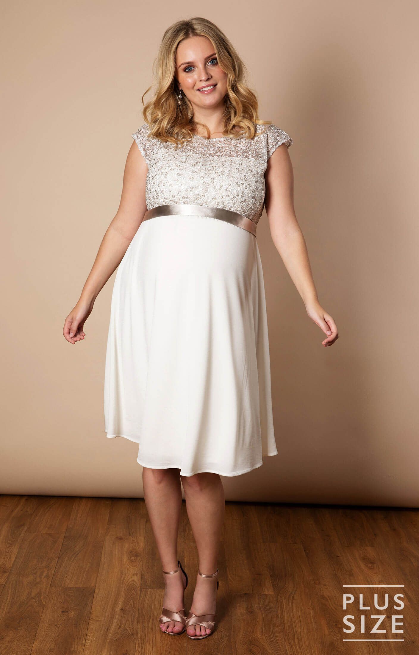 Mia Dress kjole med silkebånd