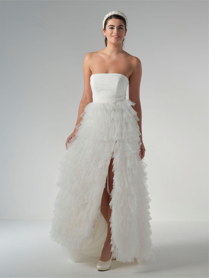 Nederdel Glitter Tulle ivory | bridalstore.dk