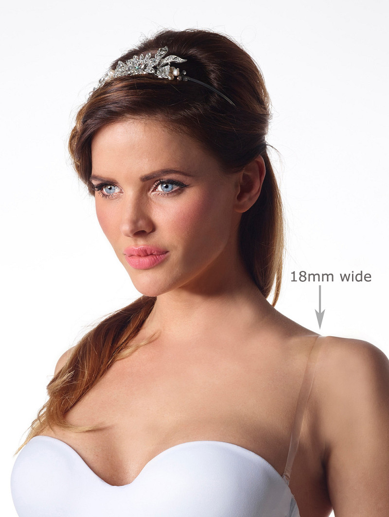 Skulderstropper transparent | bridalstore.dk