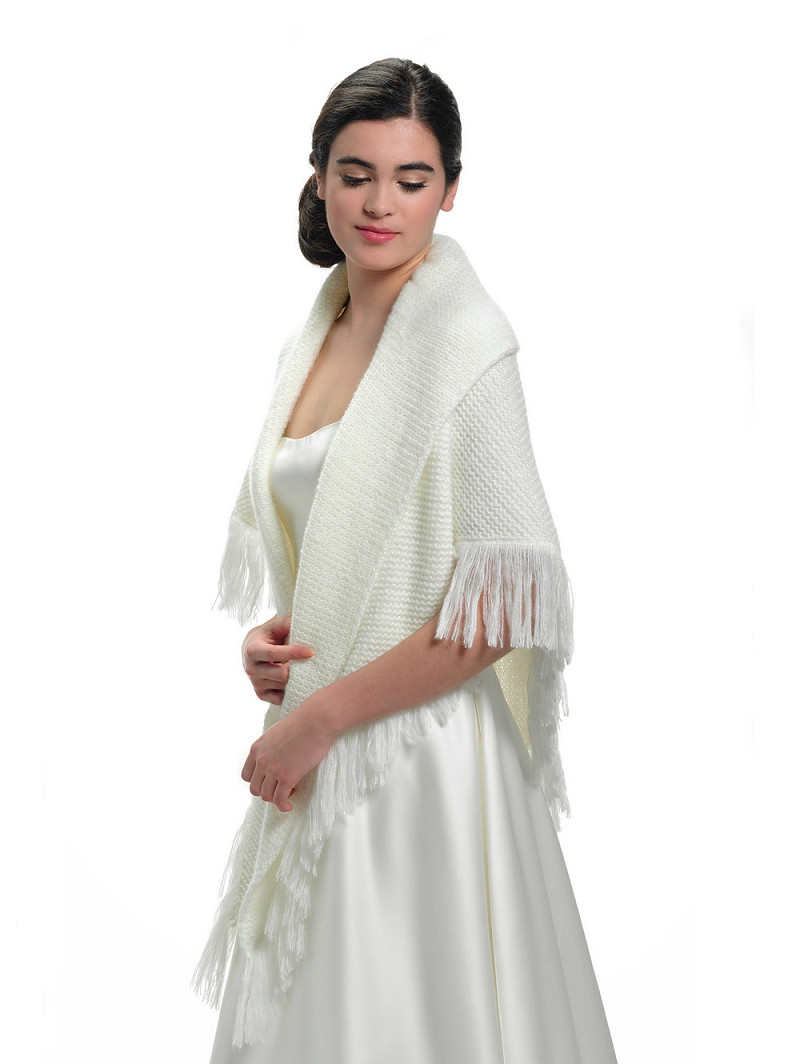 Stola ivory | bridalstore.dk