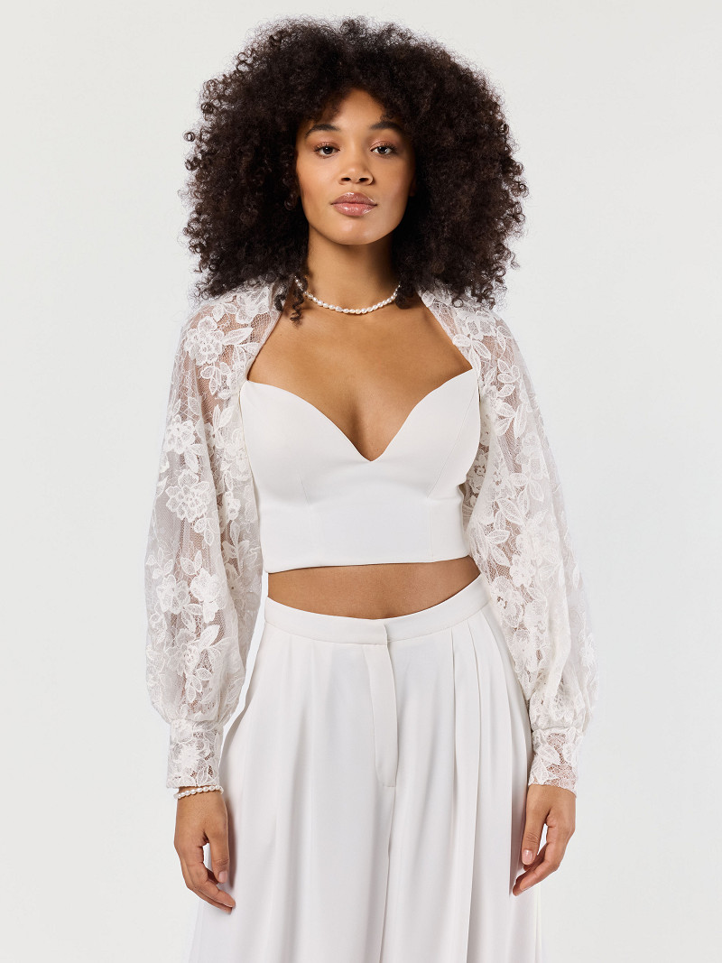 Stola Lace ivory | bridalstore.dk
