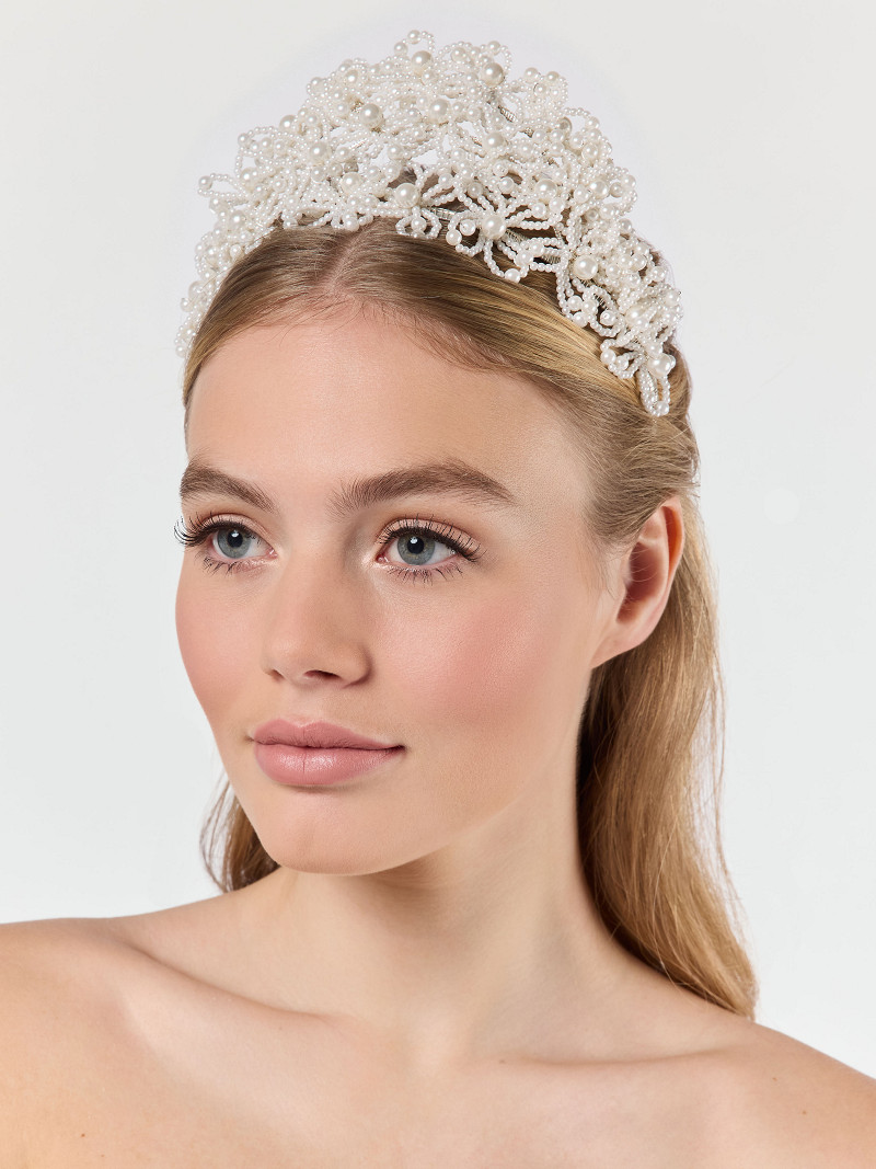 Tiara Pearls ivory | bridalstore.dk