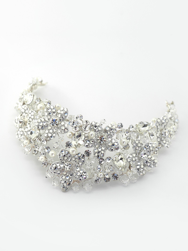Tiara sølv | bridalstore.dk